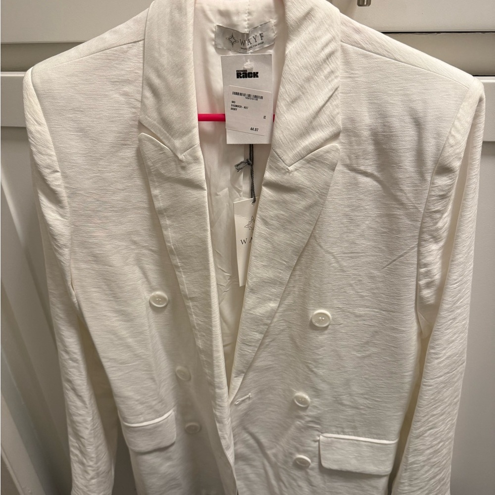 White blazer brand new
